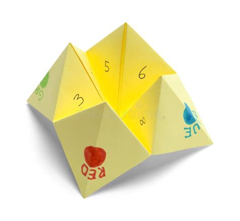 paper fortune teller stock photo image  leisure gypsy