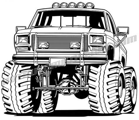 jacked  ford truck coloring pages kidsworksheetfun
