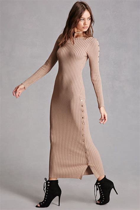 cheap rib knit dresses