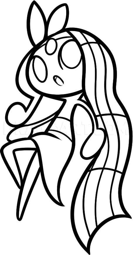 draw meloetta pokemon coloring page trace drawing