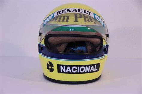 One Of Ayrton Senna S Race Worn Lotus F1 Helmets Is For