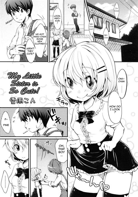 reading my little sister is so cute hentai 1 my little sister is so cute [oneshot] page 1