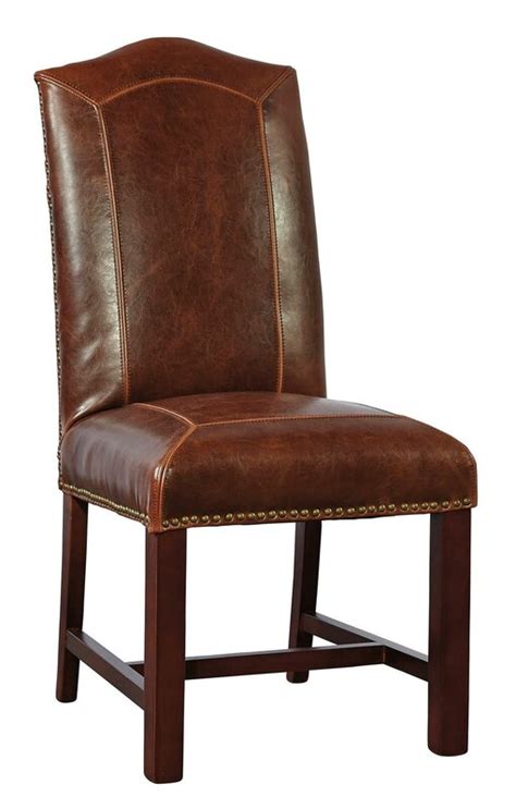 blake genuine leather upholstered dining chair reviews perigold