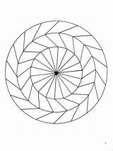 Circular Designs Coloring Pages Choose Board Geometric Simply Book Pattern sketch template