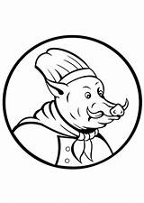 Schweinekopf Schweine Ausmalbild Ausmalbilder Ausdrucken sketch template