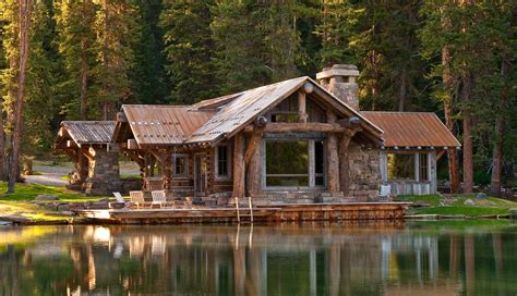 dream home spectacular rustic exterior cabins   woods log home designs