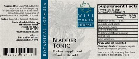 Bladder Tonic Wise Woman Herbals