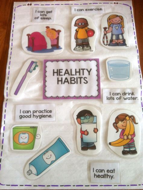 healthy habits crafts for preschoolers