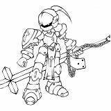 Coloring Medabots Sketch Weapon Awesome sketch template