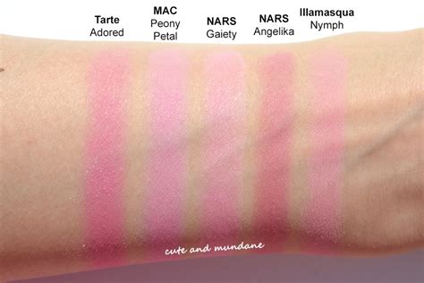 Cute And Mundane Nars Gaiety Blush Review Swatches