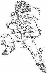 Coloring Dragon Ball Pages Comments Bardock sketch template