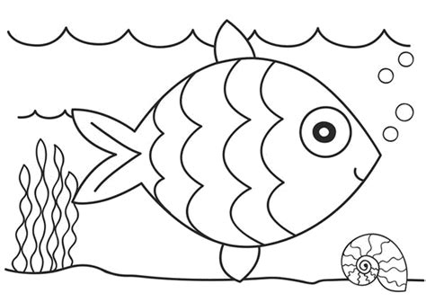 coloring pages  fish print  coloring page