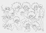 Devilman Crybaby Cry Akira sketch template