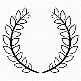Laurel Wreath Drawing Olympus Icon Leaf Victory Winner Luxury Crown Transparent Clipartmag Clipart Iconfinder sketch template