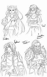 Critical Role Colouring Pages Machina Vox Fan Characters Voice Character Dungeons Dragons Actor Concept Jenga Tabletop Irania sketch template