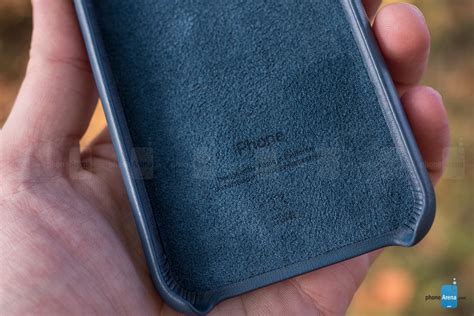 apple iphone  official leather case review phonearena