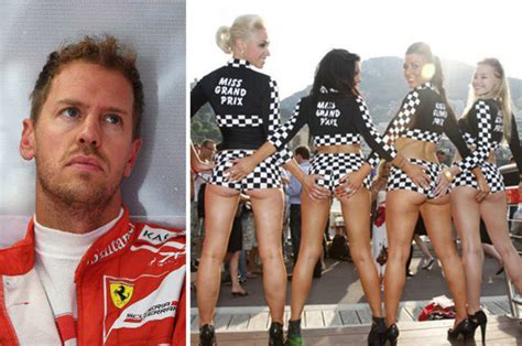 F1 News Ferrari S Sebastian Vettel Criticises Grid Girl