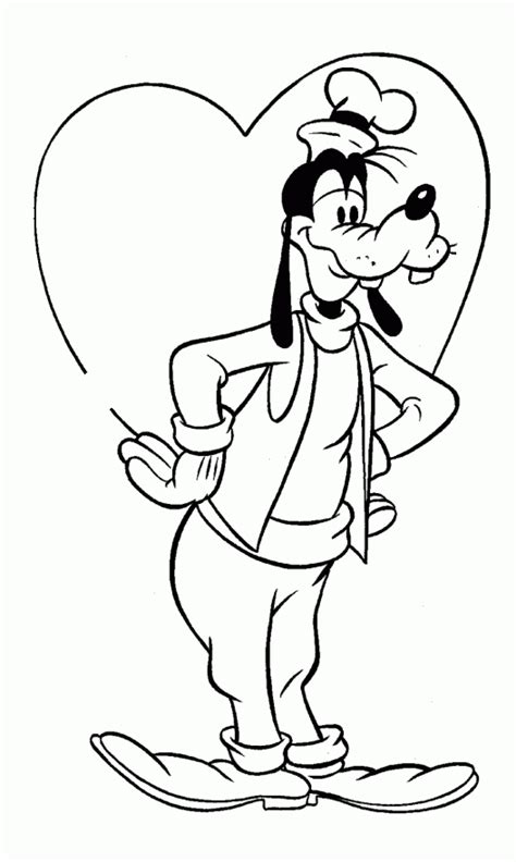 goofy coloring pages  kids print color craft
