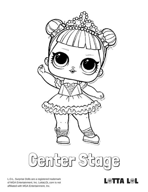 center stage coloring page lotta lol unicorn coloring pages coloring