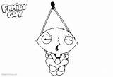 Coloring Pages Stewie Guy Family Sad Printable Kids sketch template