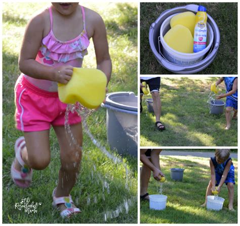 fill the bucket outdoor water game outdoor water games