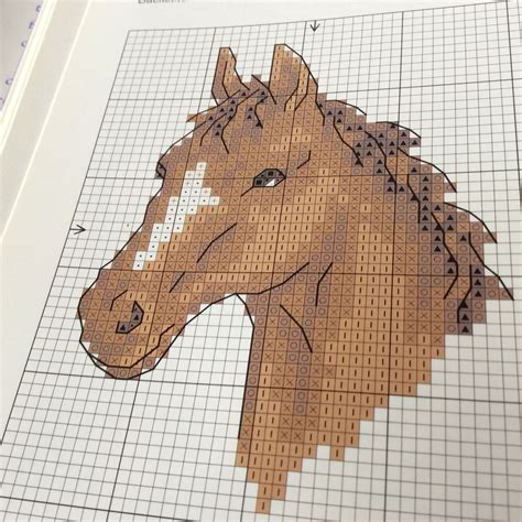 printable horse cross stitch patterns printable templates
