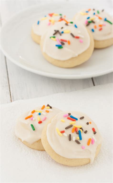 mini soft frosted sugar cookies