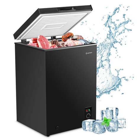 Moosoo 3 5 Cu Ft Chest Freezer Mini Deep Capacity Freezer With