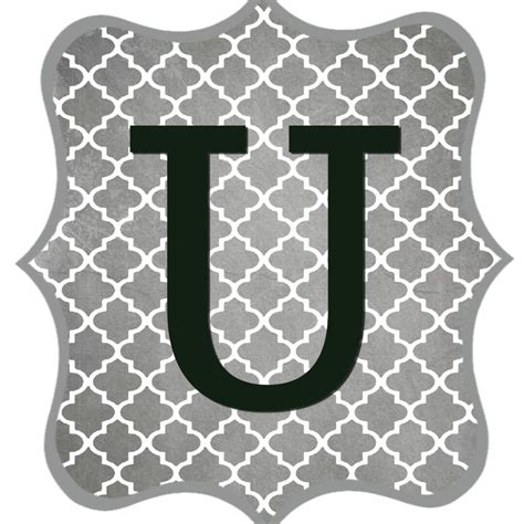 printable letters gray  black swanky design company