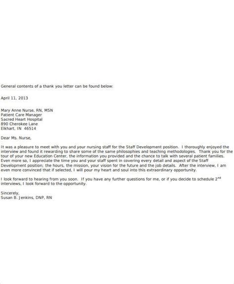 post interview   letter template  sample