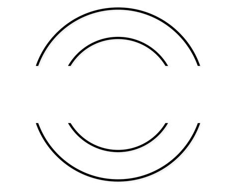 double circle frame svg circle monogram svg circle split etsy canada