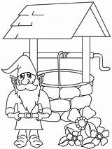 Coloring Pages Gnome Fantasy Printable Book Coloringpagebook Popular Well Library Clipart Advertisement Comments Coloringhome sketch template
