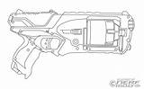 Nerf Gun Strongarm Sniper Kleurplaten Ausmalbilder Educativeprintable sketch template