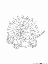 Raptors Logo Toronto Coloring Nba Pages Raptor Sport Printable Color Print Getcolorings Comments sketch template