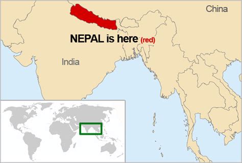nepal map nepal missions