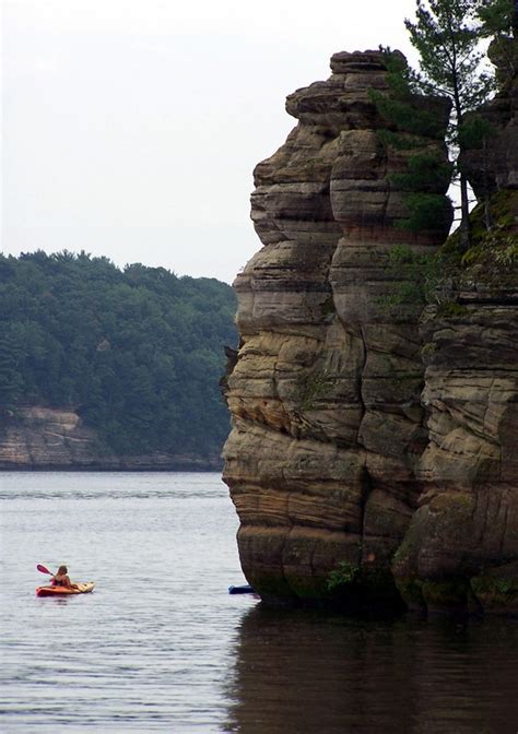 wisconsin dells wi kayaking  dells photo picture image