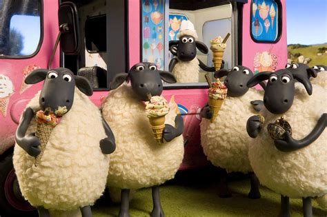 posted the sheep and the flock getting ice cream shaun the sheep cute sheep