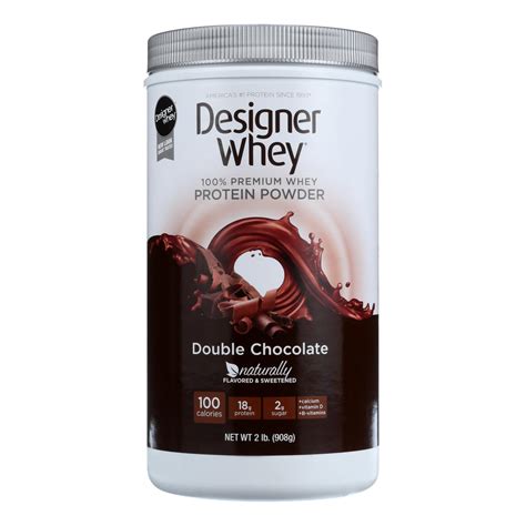 Designer Whey Protein Powder Double Chocolate 2 1 Lbs