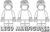 Lego Minifigures Coloring Pages Colorings Print sketch template