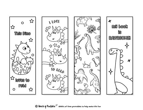 coloring pages bookmarks printable templates