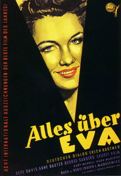 Modernizor All About Eve German Vintage Film Postervia