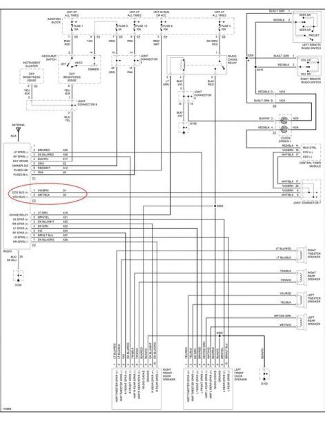 dodge ram  radio wiring diagram images wiring collection