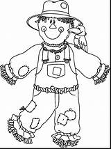 Scarecrow Coloring Girl Pages Printable Color Head Getcolorings Scarecrows Getdrawings Print Colorings sketch template