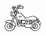 Motorbike Harley Coloring Coloringcrew sketch template