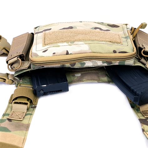 Tactical Combat Chest Rig Shoulder Bag W Mag Pouch Recon Harness Pack