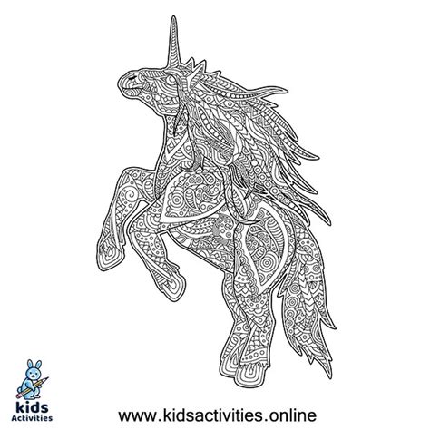 unicorn coloring pages  adults kids activities