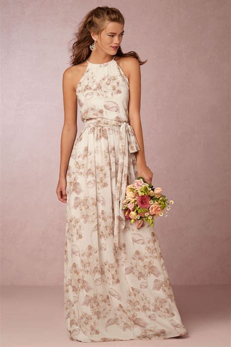 floral bridesmaid dresses  spring theyre  groundbreaking