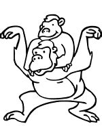 apes coloring pages  printable activities