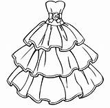 Coloring Dress Pages Wedding Printable Dresses Girls Cute Barbie Gown Educative Kids Ball Whitesbelfast Sheets Credit Educativeprintable Popular sketch template