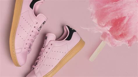 adidas stan smith pinkblack   nice kicks